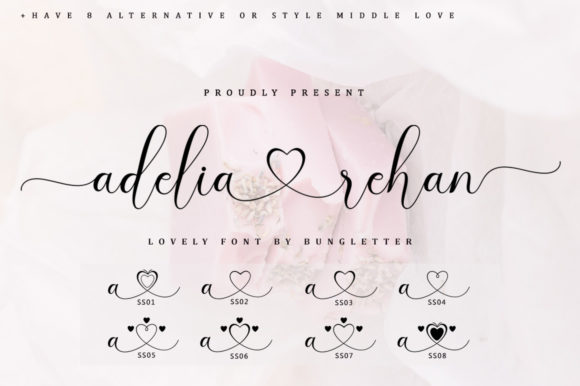 Adelia Rehan: A Luxurious Modern Calligraphy Script Font