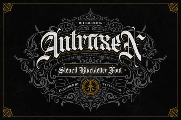 Antraxen: A Bold Blackletter Typeface for Gothic Style
