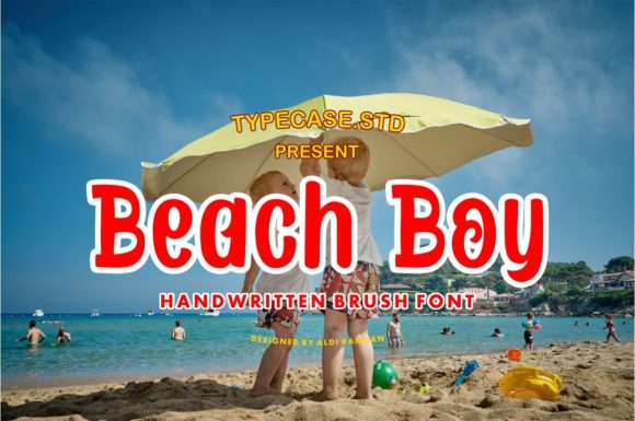 Beach Boy Font: Modern Handwritten Elegance for Your Designs