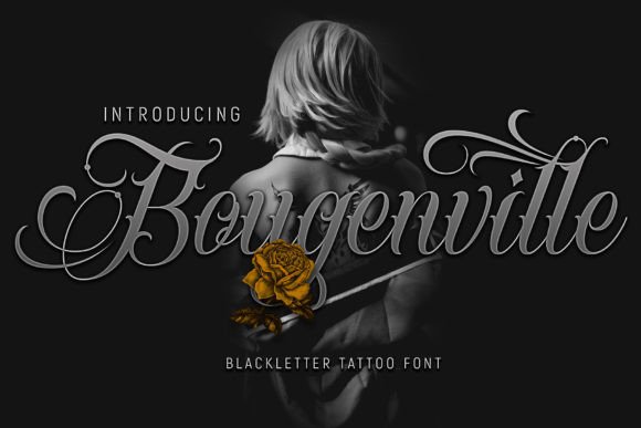 Bougenville: A Modern Blackletter Font for Bold Designs