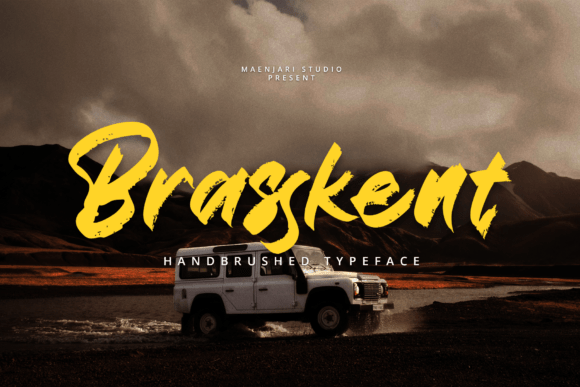 Brasskent: Bold Urban Brush Font for Edgy Designs