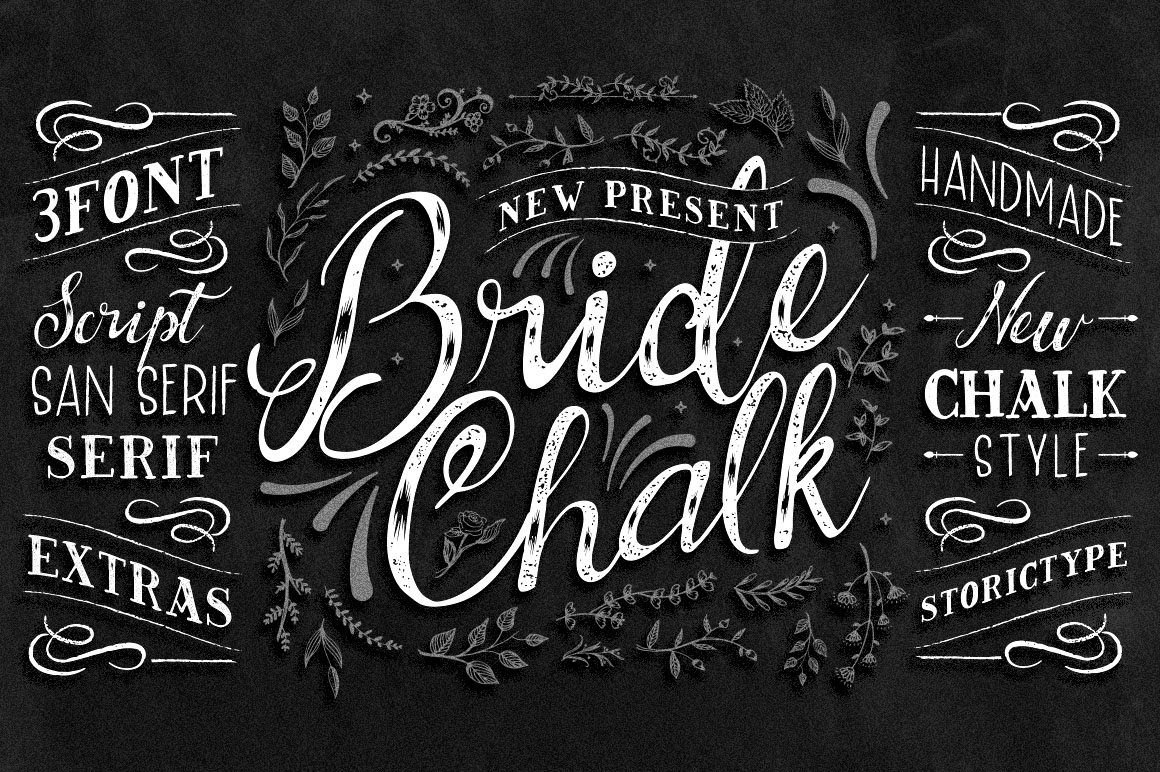 BrideChalk: Elegant Handlettered Style for Wedding Designs