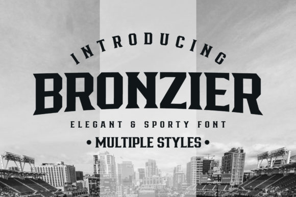 Bronzier: A Bold Serif Font for Modern Design