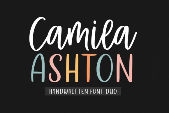 Camila Ashton: A Modern Font Duo for Creative Design