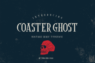 Coaster Ghost: A Vintage Serif Typeface for Unique Designs