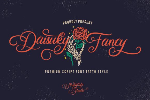 Daisuky Fancy: A Flowing Handwritten Font for Elegant Designs