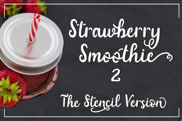 Discover the Hand-Lettered Charm of Strawberry Smoothie Font