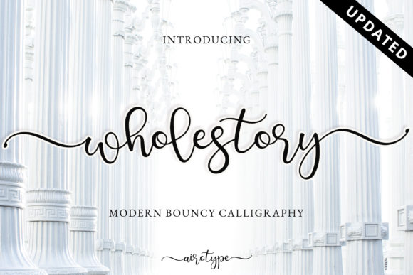 Discover Wholestory: The Charming & Elegant Handwritten Font