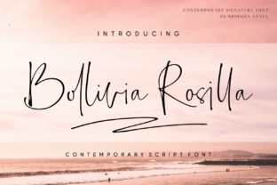 Elegant Script Typography: Discover Bollivia Rosilla