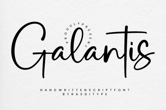 Galantis: A Delicate Script Font for Elegant Design