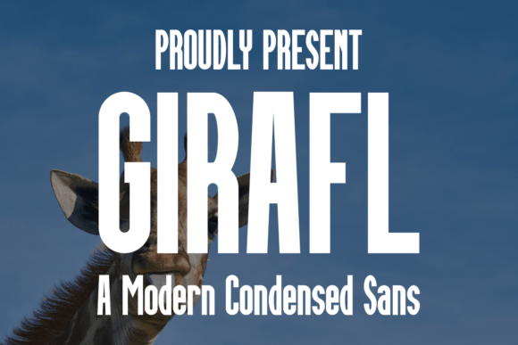 GIRAFL Font: A Bold Modern Typeface for Creative Projects