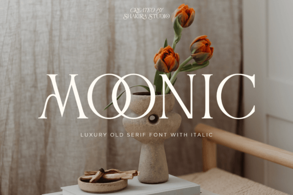 Moonic: The Luxury Serif Font for Elegant Design