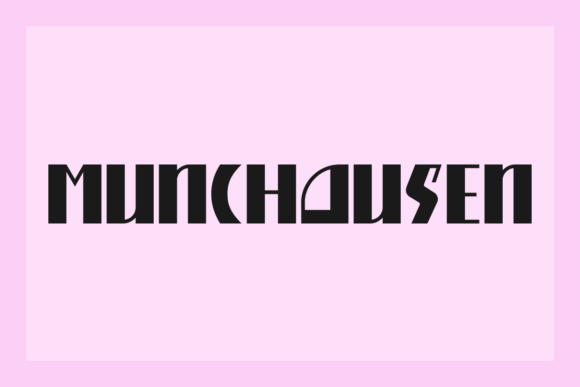 Munchausen: The Retro Sans Serif for Creative Projects