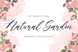 Natural Garden: The Sweet Hand-Lettered Font for Elegant Designs