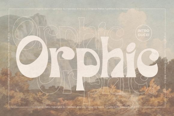 Orphic: A Fun Retro Display Font for Creative Projects
