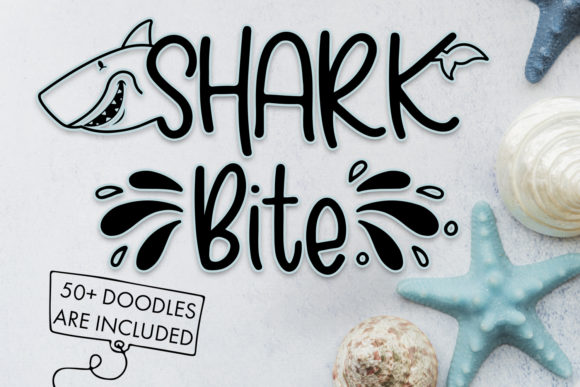 Shark Bite: A Nautical Font with Creative Bite