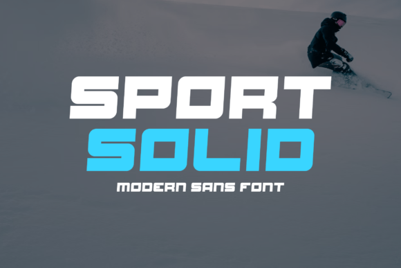 Sport Solid: A Modern Typeface for Dynamic Designs