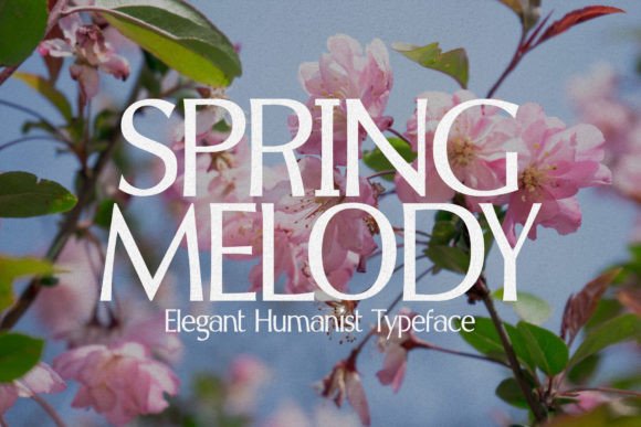 Spring Melody: Elegant Typography for Luxury Designs