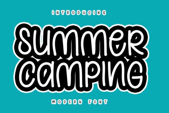 Summer Camping: A Fresh Font for Creative Designs